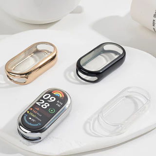 เคสTPUแบบนุ่มสําหรับXiaomi Mi Band 10 9 8 อุปกรณ์เสริมAll-Aroundป้องกันกันชนป้องกันหน้าจอสําหรับMi band 10 9 8 ฝาครอบ