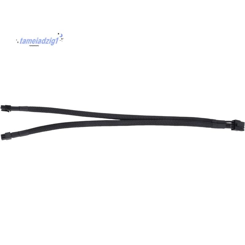 Dual Mini 6 Pin ถึง 8 Pin PCI Express การ์ดอะแดปเตอร์ไฟ Sleeved สําหรับ Pro Tower/Power G5 15 นิ้ว