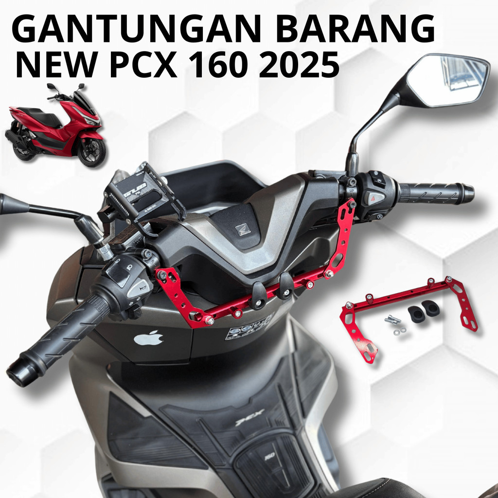 GANTUNGAN ใหม่ PCX 160 2025 ABS CBS Roadsync ไม้แขวนเสื้อ - ตะขอสินค้า PCX - ตะขอสินค้า PCX - PCX มัลติฟังก์ชั่น Stabilizer