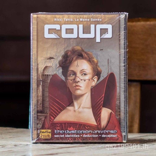 พร้อมส่ง เกมกระดานภาษาอังกฤษ COUP(The Dystopian Universe) และการปฏิรูป (An Expansion) KR1X
