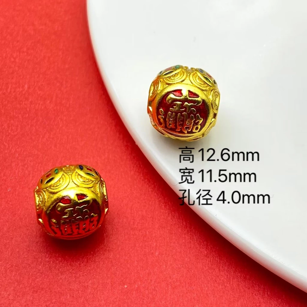 อุปกรณ์เสริมเครื่องประดับ Knot Fortune ตัวอักษรและลูกปัด barrel พร้อม spacer thumbnail 3