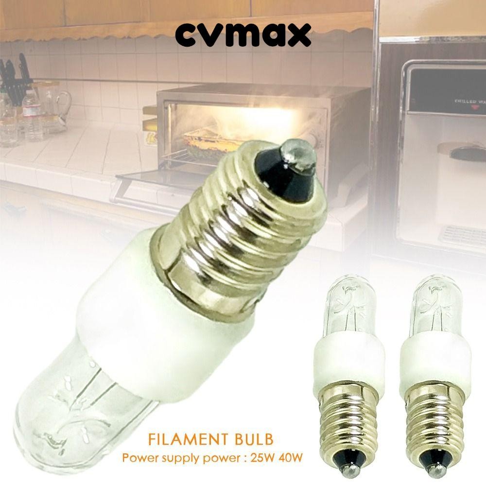 โคมไฟเตาอบ CVMAX อุณหภูมิสูง E14 25W 40W Filament หลอดไฟ, Hot Tungsten Cooker Hood โคมไฟเกลือหลอดไฟเกลืออุณหภูมิสูง