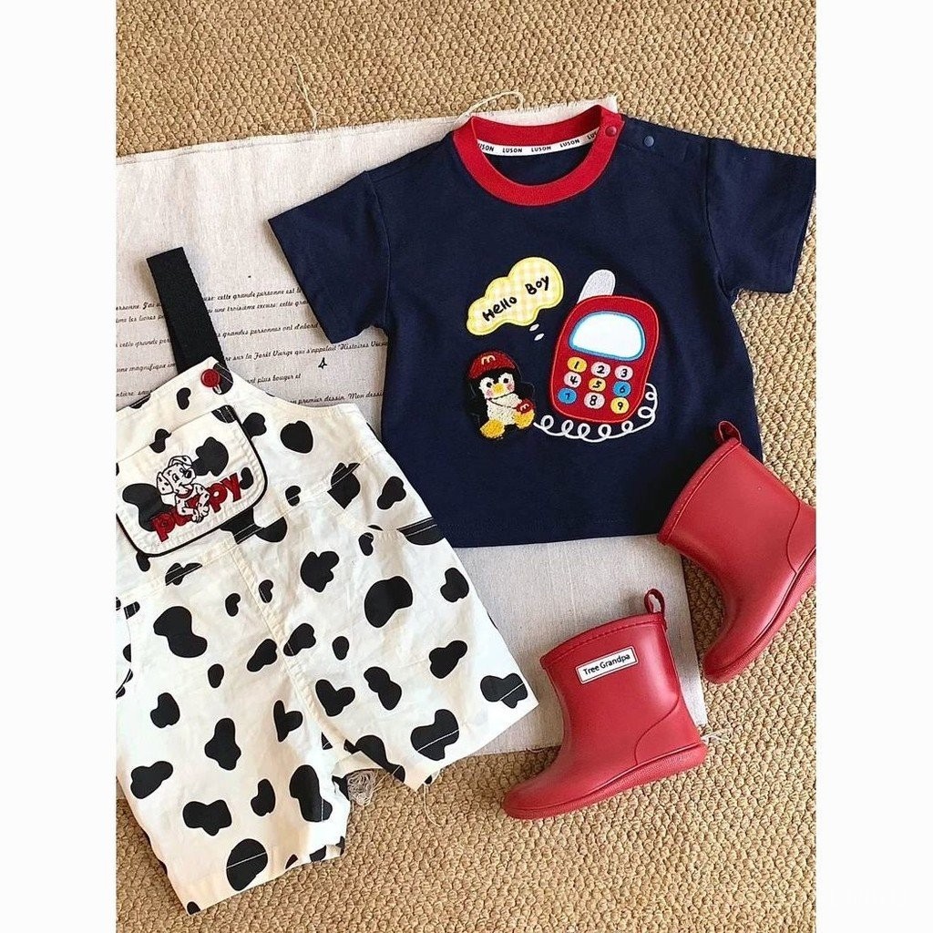 เสื้อผ้าเด็กสไตล์เกาหลี 25 ลายใหม่ สำหรับทั้งชายและหญิง รวมถึง Overall, Tops และเสื้อยืดแขนสั้น แฟชันอินเทรนด์สำหรับเด็กทารก