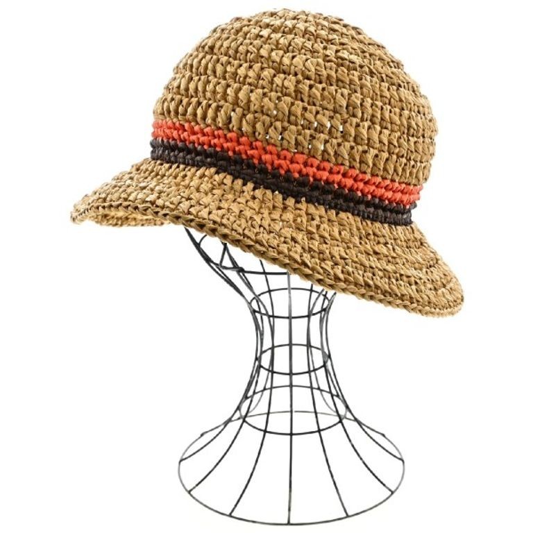 Emilio Pucci Hat สีเบจ ผู้หญิงส่งตรงจากญี่ปุ่น มือสอง
