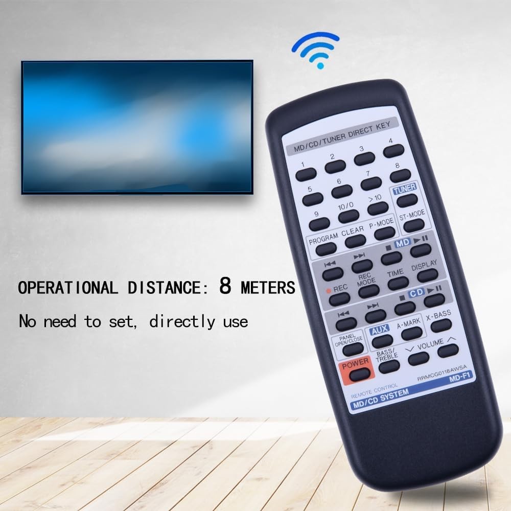 เปลี่ยนรีโมทคอนโทรลสําหรับ Sharp RRMCG0118AWSA RRMCG0113AWSA RRMCG0123AWSA MD-F1 MD-F11 MD-R1 MD-R2 