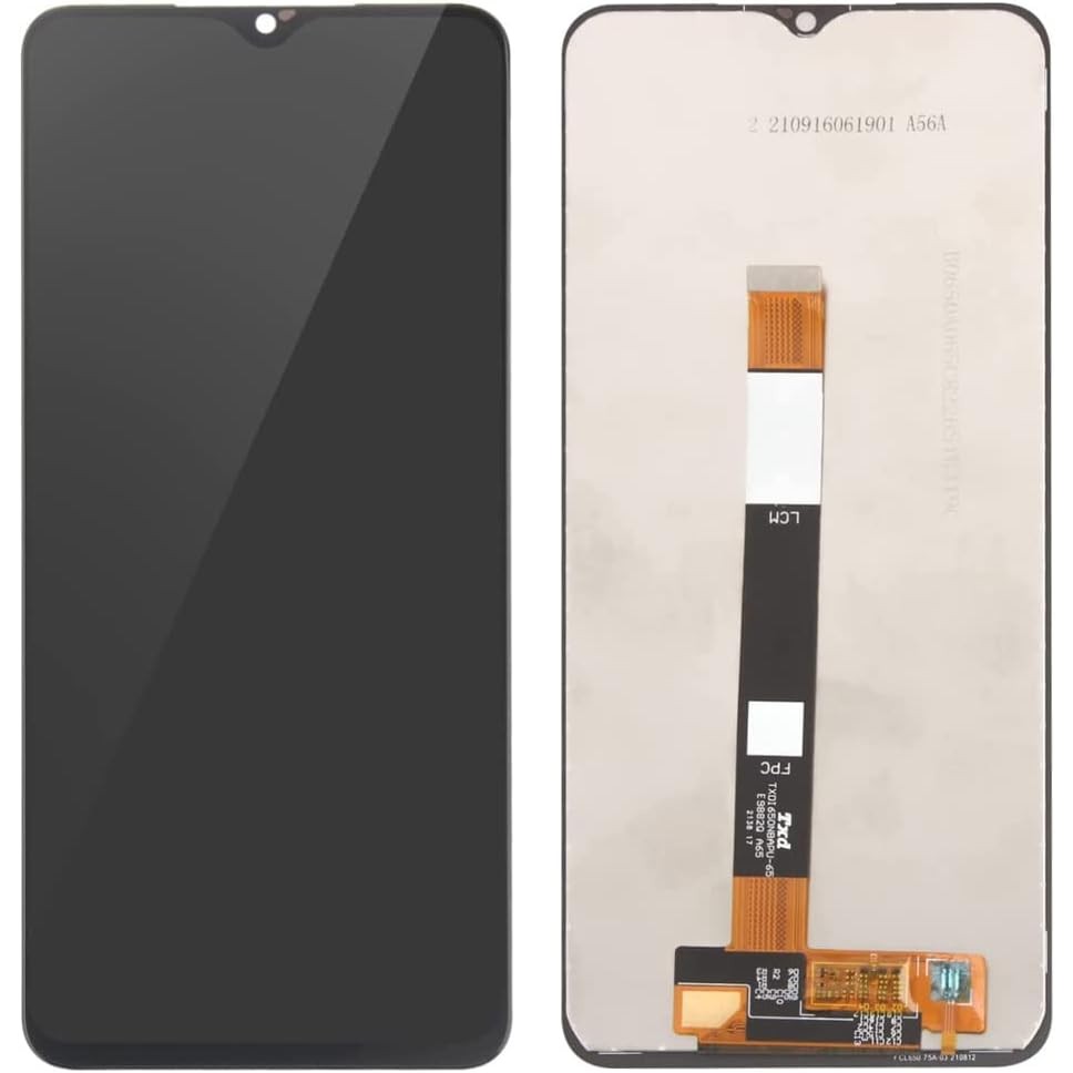 เปลี่ยนหน้าจอจอแสดงผล LCD Touch Digitizer Assembly สําหรับ Samsung Galaxy A03s A037U SM-A037U 6.5 "(