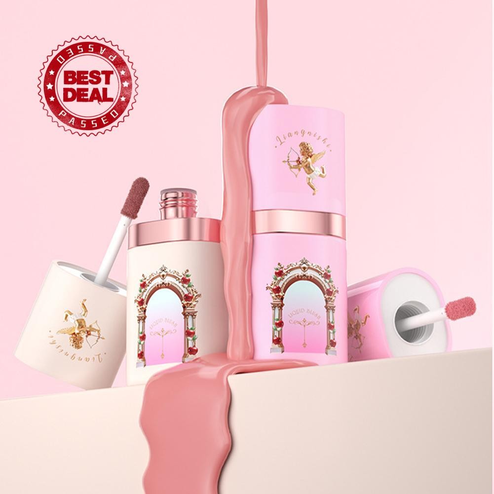 Matte Liquid Blush Natural Long Lasting Brightening เครื่องสําอางสีขยาย Nude แต่งหน้า T7v2