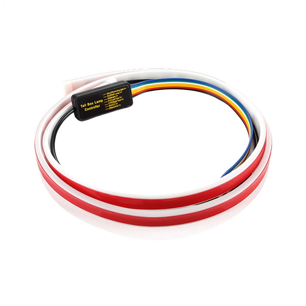 LED Car Trunk Tail Light Car Turn Signal Light Strip 12V Auto Tail Light Decoration Dynamic Warning 