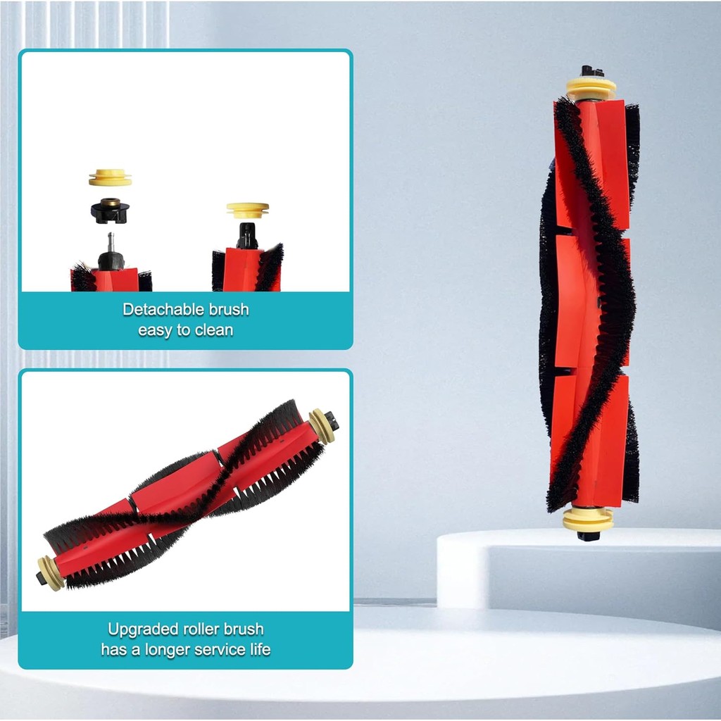 LOVECO ชุดอะไหล่สําหรับ Roborock S5 S5 Max S6 S6 MaxV S6 Pure E20 E25 E35 Sweeping และ Mopping หุ่นย