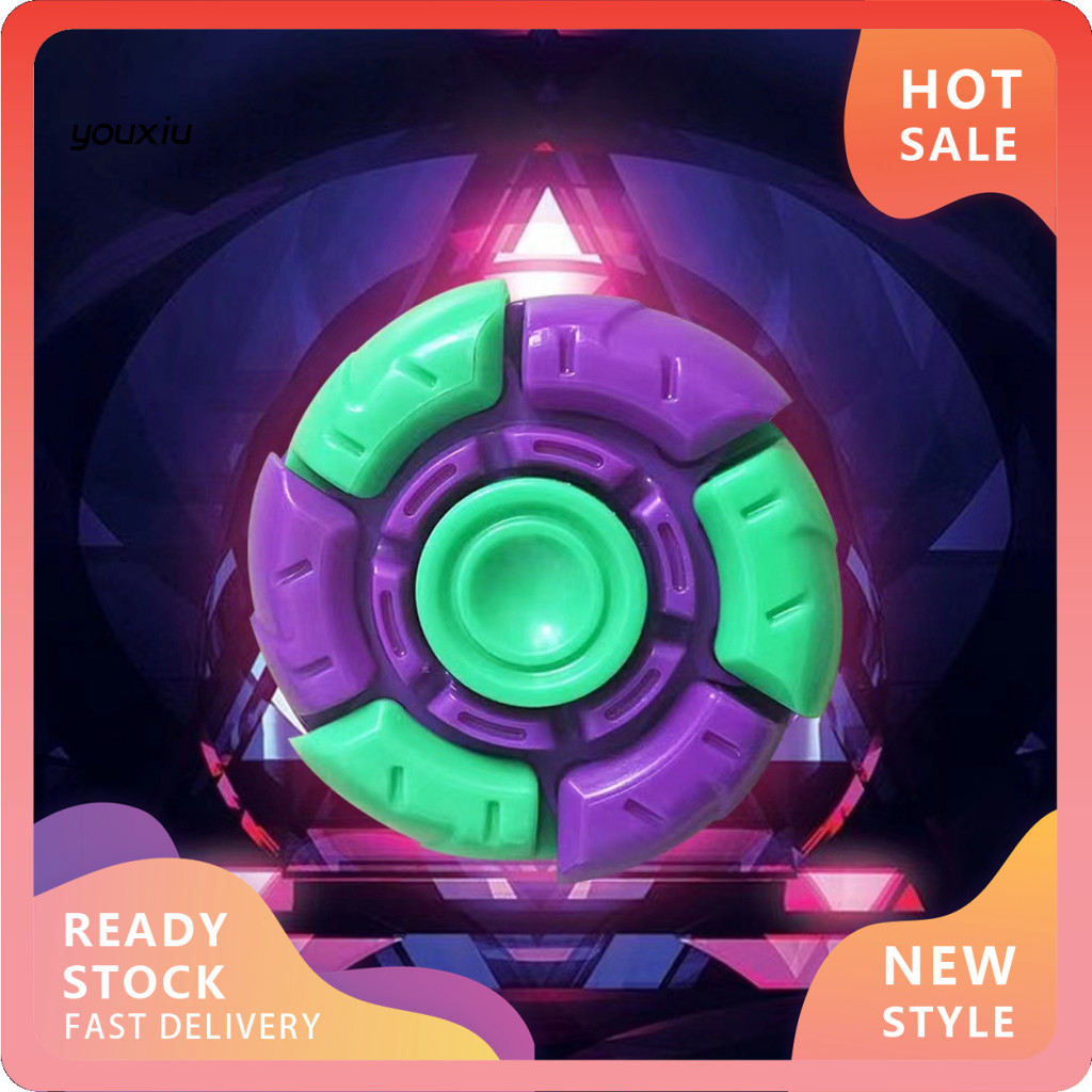 YX Fidget Spinner ของเล่นสําหรับการเดินทางความเครียดบรรเทาของเล่นสีสัน Fidget Spinner ของเล่นสําหรับ