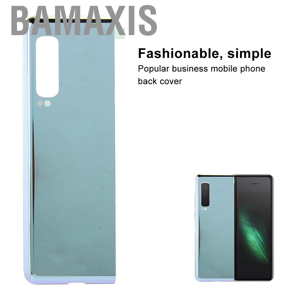 Bamaxis แฟชั่นง่ายๆโทรศัพท์มือถือแบตเตอรี่ฝาครอบกระจกหลังการเปลี่ยนที่อยู่ด้านหลังสำหรับ Samsung Fol