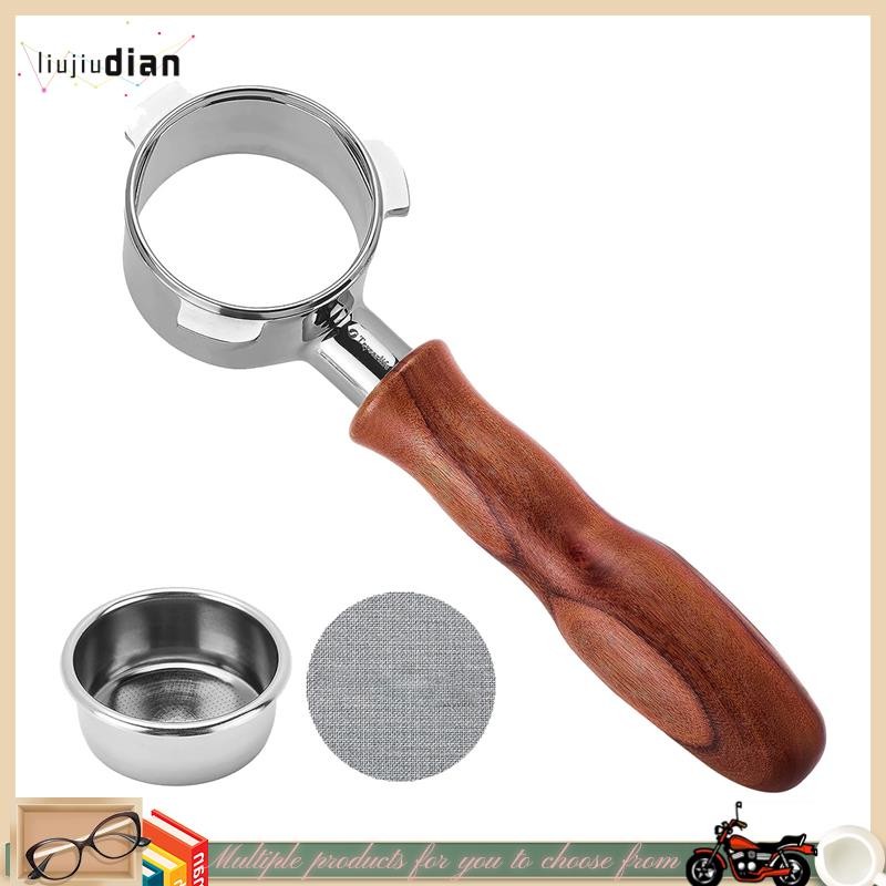 liujiudian.th54mm Bottomless Portafilter,Replacement for Portafilter,Made of Stainless Steel and Sol