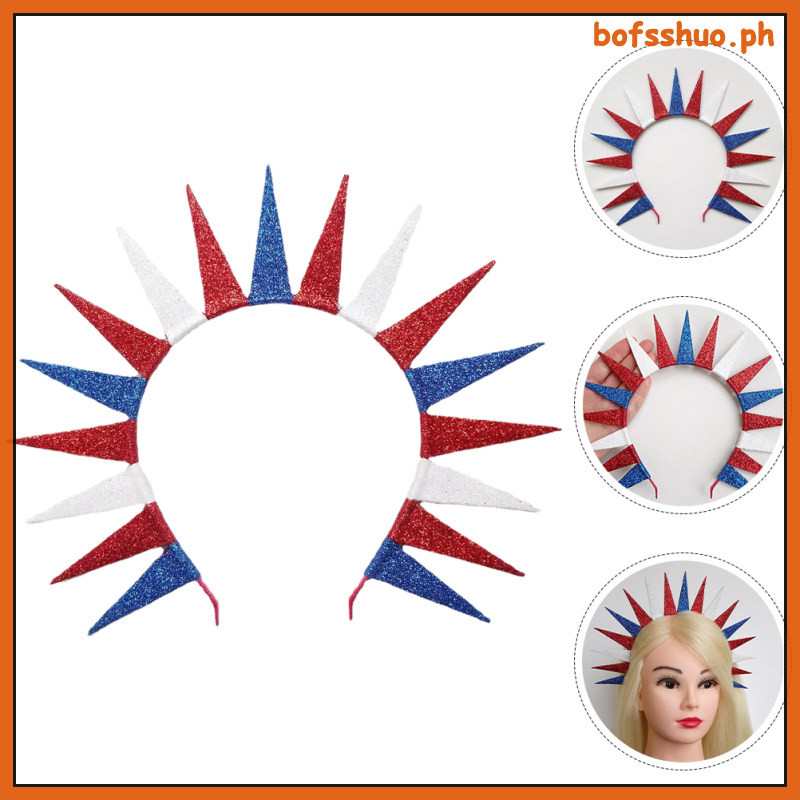 ที่คาดผม อุปกรณ์ปาร์ตี้ ที่คาดผม Carnival Independence Day Accessories Flag Nurse bosshuo