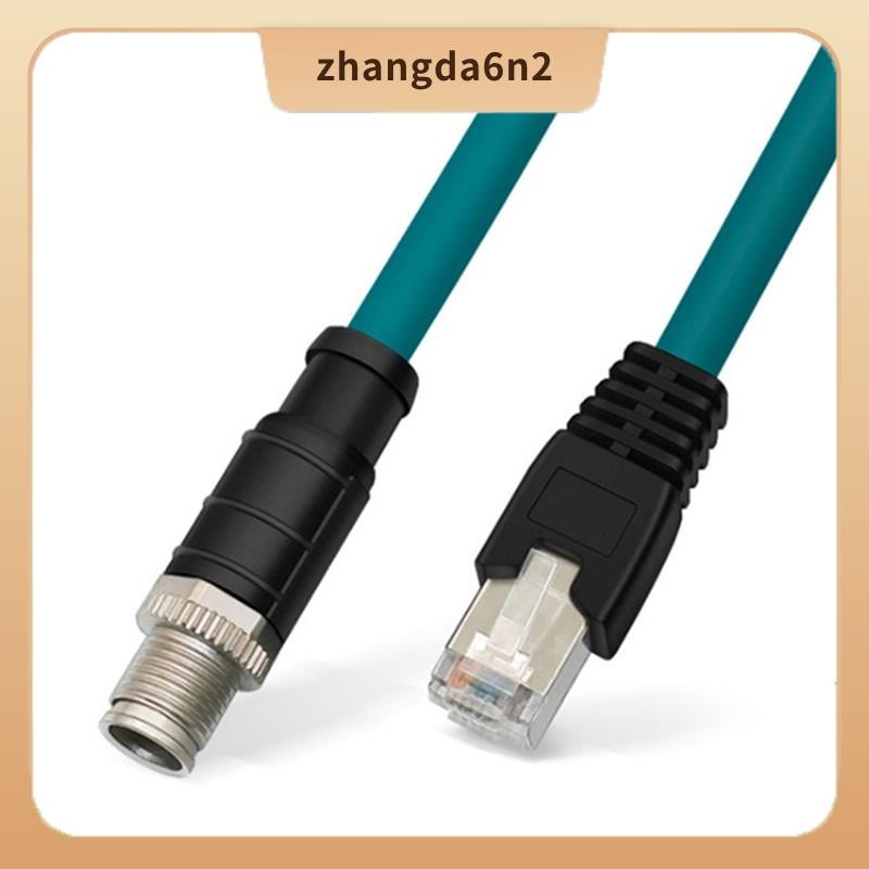 In Stock1 เมตร 8Pin ถึง RJ45 ชาย RJ45 สายอีเธอร์เน็ตอุตสาหกรรมสําหรับกล้องอุตสาหกรรม
