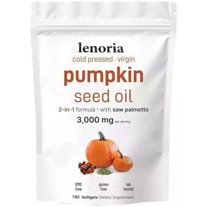 Lenoria Pumpkin Seed Oil Capsules, Lenoria Pumpkin Seed Oil Capsules For Hair Growth (1PC)