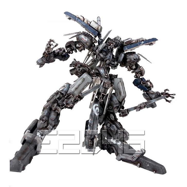 E2046 รูป MSZ-010-AS ZZ Gundam Gundam C3 GK แม่พิมพ์สีขาว