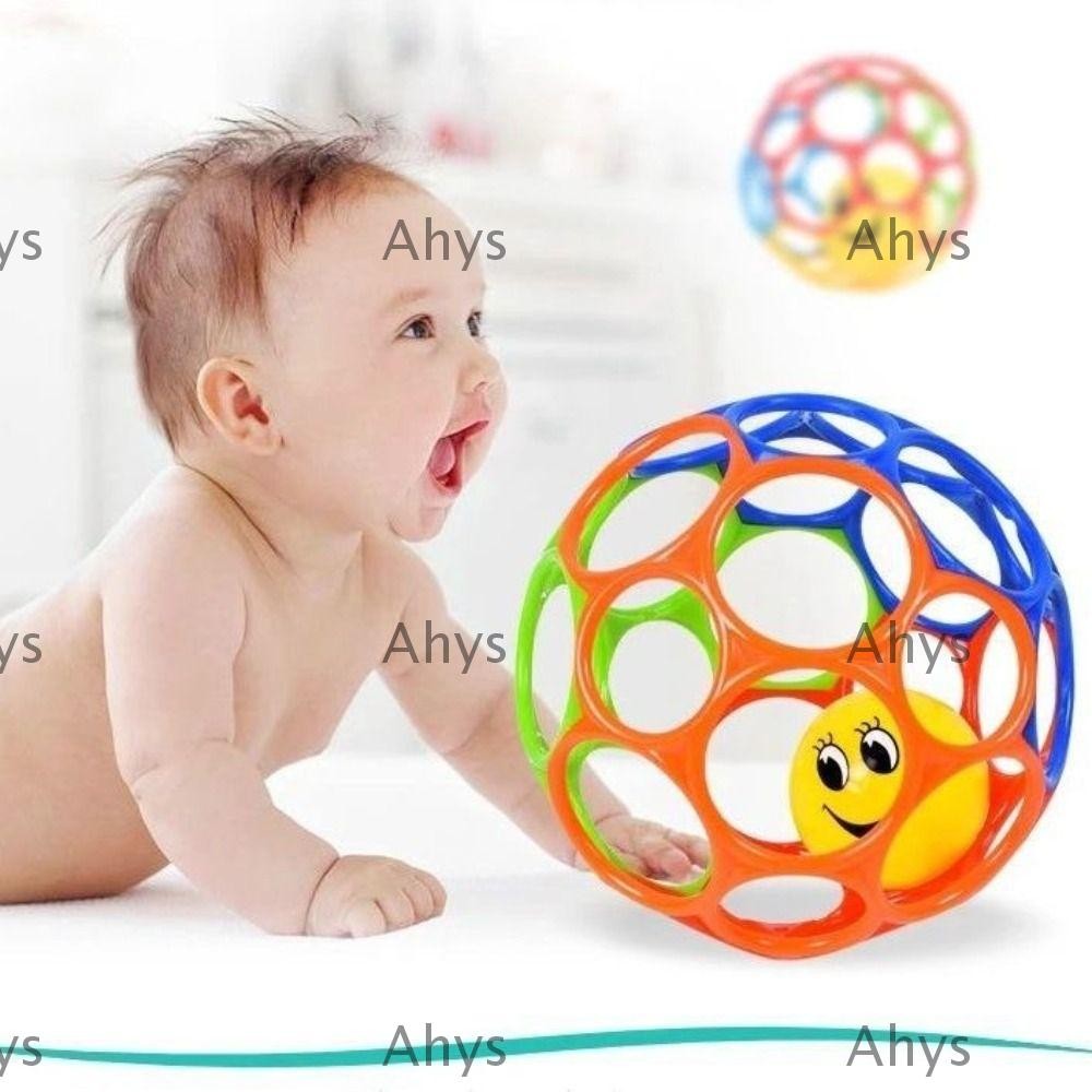 AHYS Bright Starts Oball, Childrens Grip Training Hole Strength Training Ball, Age Infant and Up Rat