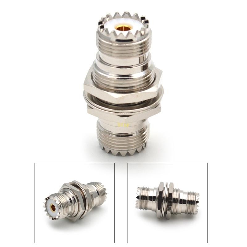 Btsg UHF-KKY อะแดปเตอร์ความถี่โคแอกเซียล SL16KKY M หญิง UHF หญิงถึงหญิง