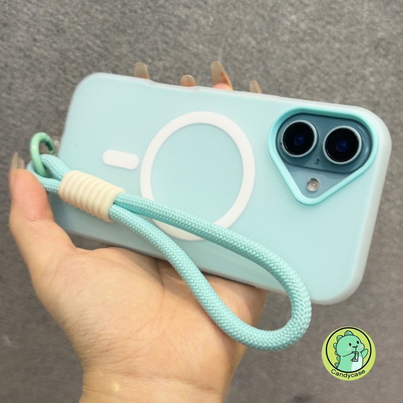 หรูหรา 3in1 Magnetic Lanyard เคสโทรศัพท์สําหรับ OPPO Reno 14F 14 13 13F 12 12F 11 11F Pro 5G 4G ไร้สายชาร์จน่ารัก Matte Soft ปลอกสายคล้อง