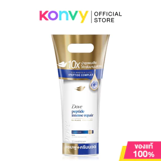 Dove Set 2 Items Shampoo 360ml + Conditioner 330ml/320ml โดฟ แชมพูและครีมนวด (Amino Bond Repair/Intense Repair)