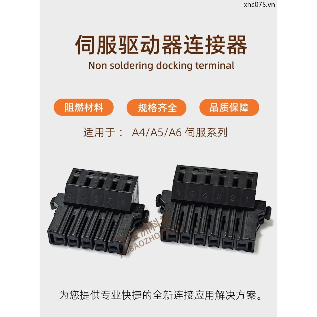 เหมาะสําหรับ Panasonic Servo Driver A5 A6 Terminal XA XB ปลั๊กอินเทอร์เฟซ 24V เปลี่ยนในประเทศ