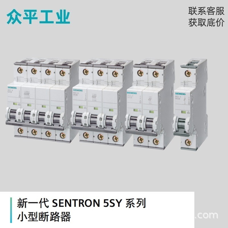 Siemens Miniature Circuit Breaker 5SY6150-8CC 2P D0.3 A 5SY6D501P4.6