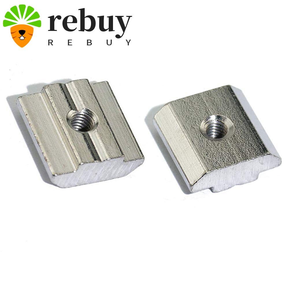 REBUY ค้อน Nut 2020 3030 4040 4545 อลูมิเนียมโปรไฟล์ T Block T-Track เลื่อน T Slot Nut