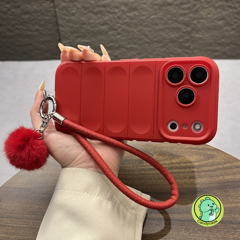 น่ารักเคสโทรศัพท์Faux Fur Pom-PomสําหรับXiaomi 15 14T 14 13 13T 12S 12T Lite Ultra 12X 11T Mi 11 Pro Civi 2 5G 4Gจี้หรูหราปลอกนุ่ม – โปรปัง