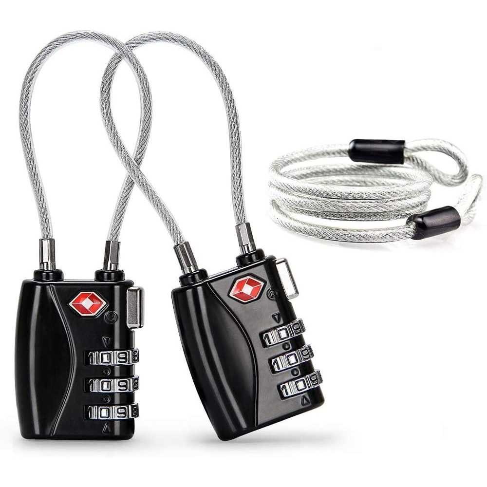 รหัสผ่านกระเป๋าเดินทาง 3 หลัก TSA ล็อค - TSA007