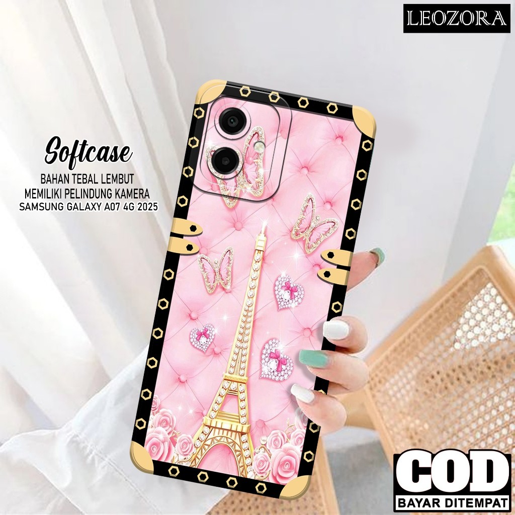 HP Samsung Galaxy A07 4G 2025 กรณีล่าสุด Softcase Pro กล้อง Softcase Samsung A07 4G เคสโทรศัพท์ Sams