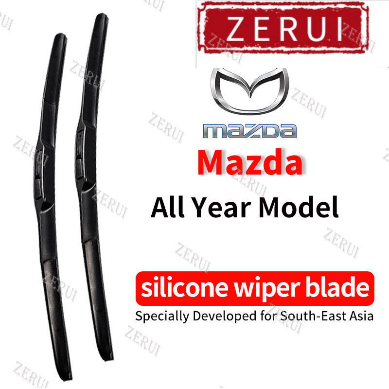 ZR สําหรับที่ปัดน้ําฝน Mazda Mazda2 Mazda3 Mazda5 Mazda6 CX-5 CX-3 CX-9 BT50 Protege323 ที่ปัดน้ําฝน