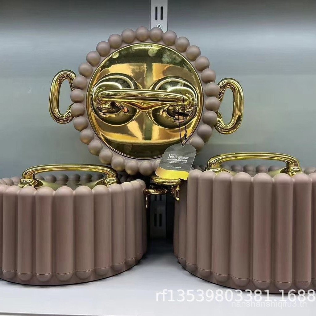 เครื่องอุ่นอาหาร Container3PCS การค้าต่างประเทศคอลัมน์ประเภทกล่องความร้อนสองชั้น 1.5L-2L-2.5L