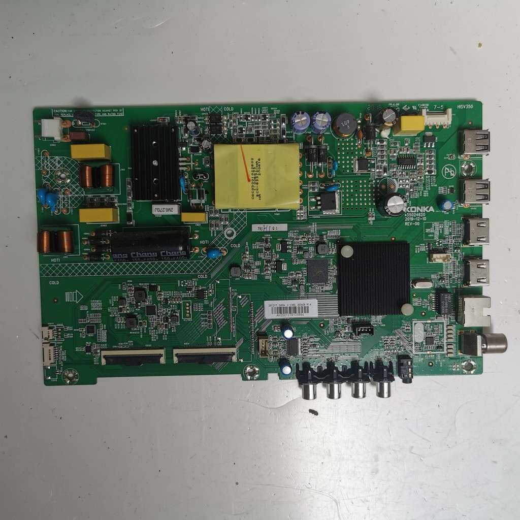 เมนบอร์ด Kangjia LED43K1000A 43S2A ดั้งเดิม35024620หน้าจอการกําหนดค่า 2773YT 2612YT