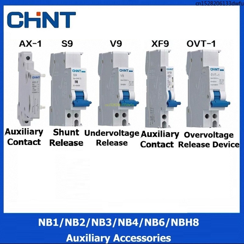 CHNT AX-1 AX-5 AX-6 XF9 XF9J Alarm เสริม Contact S9 Shunt V9 ภายใต้ Vottage OVT-1 OVUT-1 Release อุป