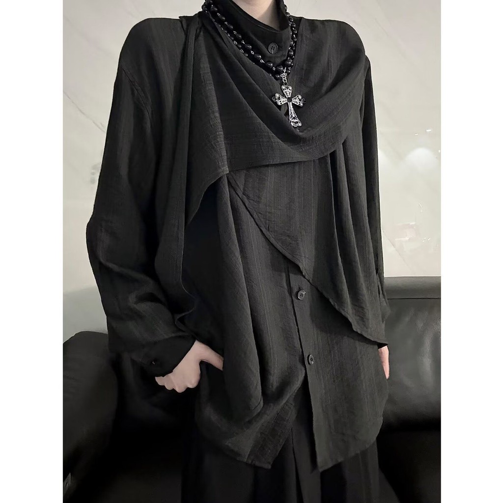 法立领高新款男士保暖内衣套2025新款小众计质感宽松衣外套ฝรั่งเศสยืนปกความรู้สึกสูงเสื้อริบบิ้นชุดสองชิ้น 2 zh1980p3.my20250924