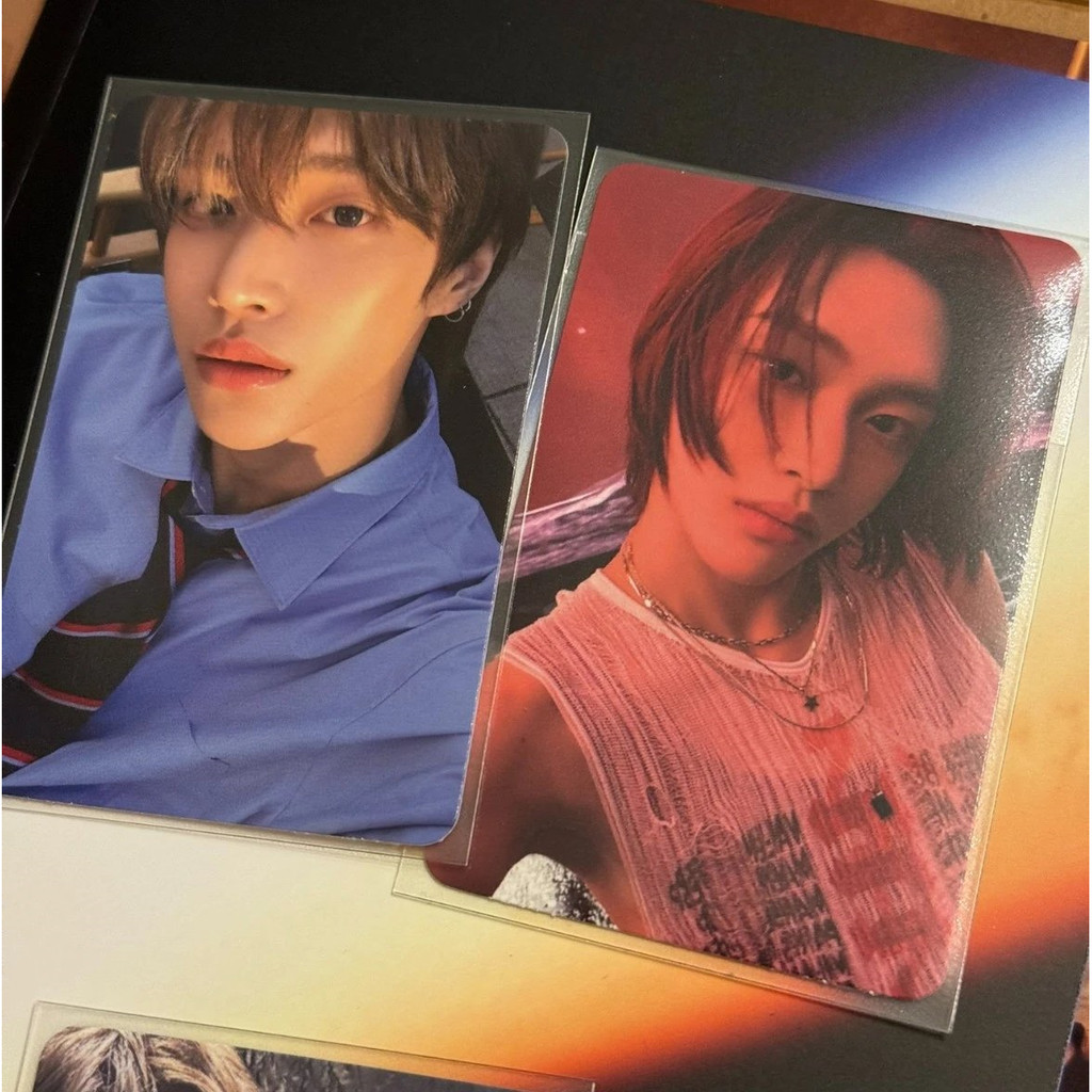 Riize Regular One package Black Version Special Card Vest Blue Clothes Tie Bin Park Won Bin Photocar