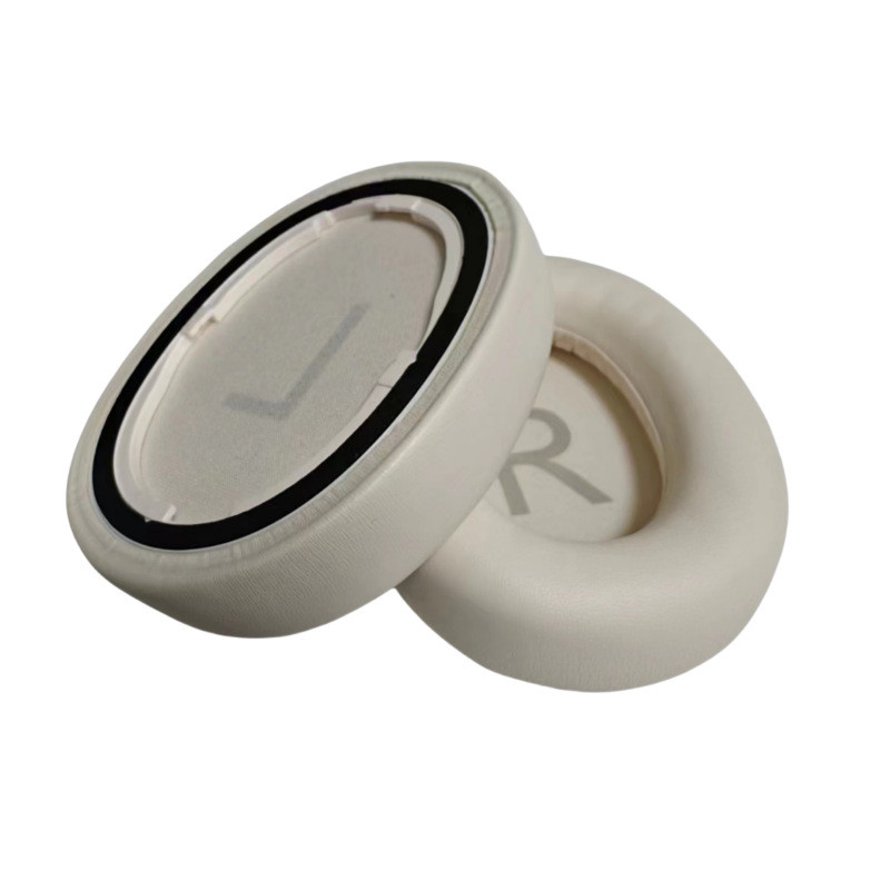 เหมาะสําหรับ QCY H3 เคสหูฟังตัดเสียงรบกวนสไตล์ใหม่ QCY H3 ที่ปิดหูกันหนาวสีโปรตีนหนังหน่วยความจําโฟม