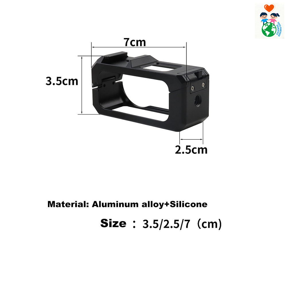 (ในสต็อก) สําหรับ DJI Osmo NANO กล้องโลหะกันกระแทกกรอบป้องกันกรณี Quick Release กรงกระต่าย Mount Holder สําหรับ DJI OSMO NANO อุปกรณ์เสริม CASE - รูปที่ 6