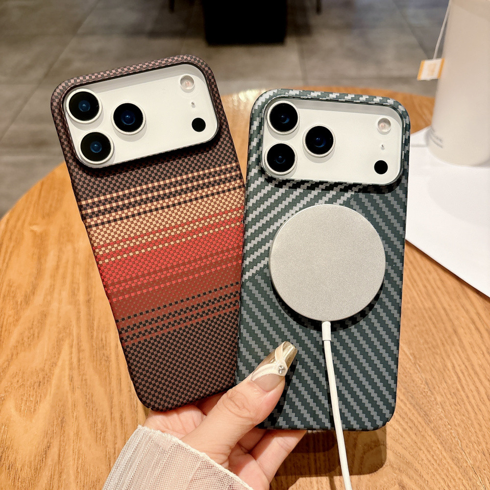 Non Slip Texture การกระจายความร้อนเคสโทรศัพท์แม่เหล็กเหมาะสําหรับ iPhone 17 16 15 14 Pro ProMax 17 Air 16 15 14 Plus กันกระแทก