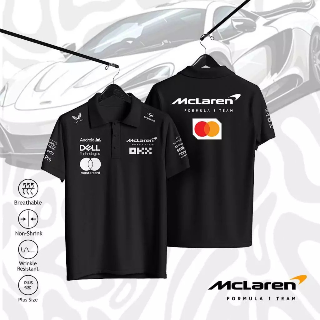 [UXS 0205] เสื้อโปโล Mclaren Formula 1