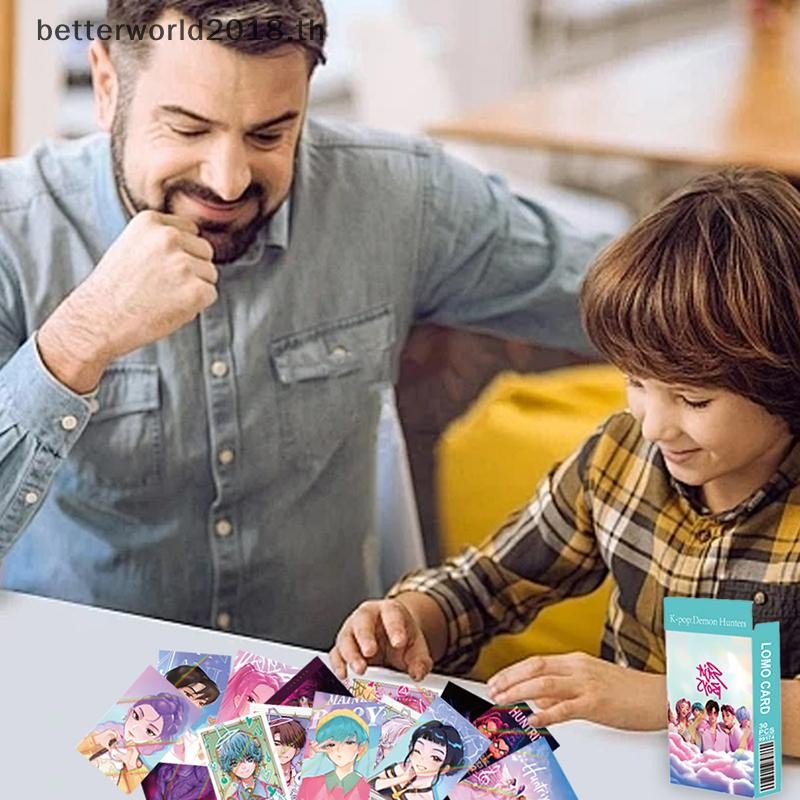 [bet] 30 ชิ้นเกาหลี Idol Demon Movie Hunters การ์ด, อะนิเมะสไตล์การ์ตูนแฟลชการ์ด Photocards Kpop Pho