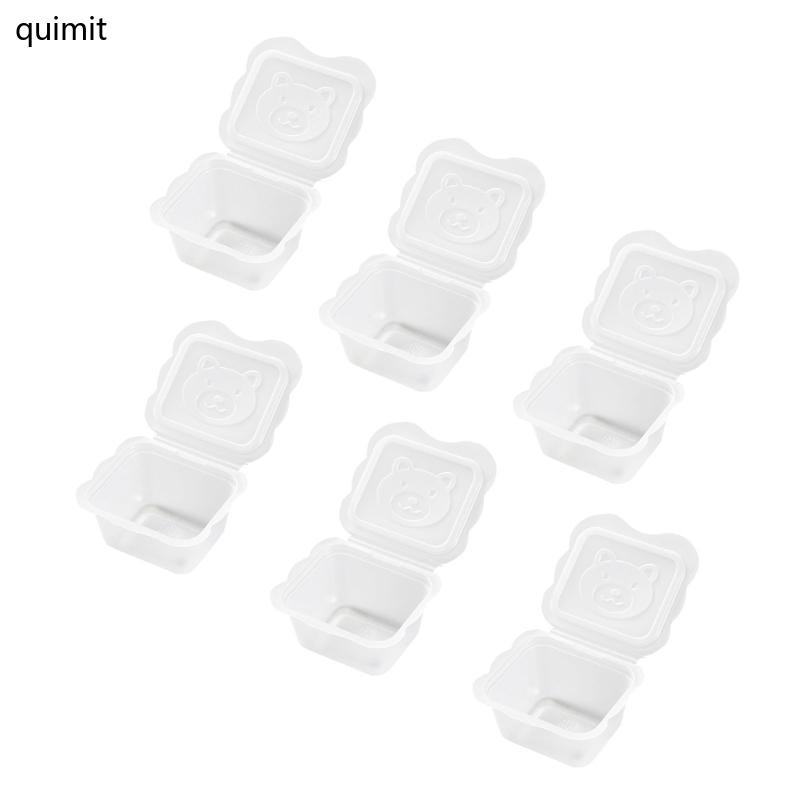 QUIM Storage Container Case ทําความสะอาดง่ายเด็กวัยหัดเดินเสริมกล่อง 100ml