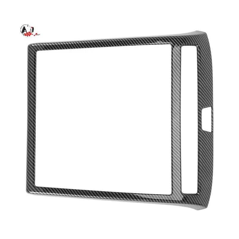 A10E-รถคาร์บอนไฟเบอร์ABSนําทางกรอบตกแต่งTrimสติกเกอร์สําหรับHyundai Tucson L Nx4 2021 2022