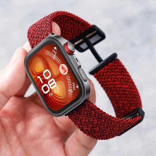 สายรัดไนลอนยืดหยุ่นแม่เหล็กสำหรับนาฬิกา for Huawei Watch Fit 5 4 3 / 5 Pro / 4 Pro สายรัดข้อมือเปลี่ยนสำหรับ