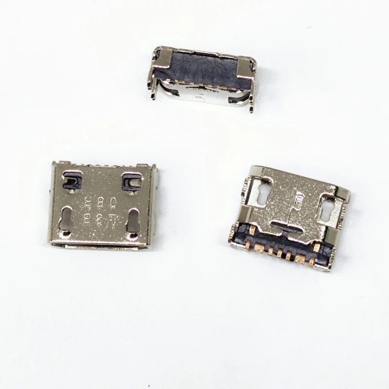 10-100pcs USB connector ชาร์จพอร์ตสําหรับ samsung Galaxy T555 P550 I699i T550 G355 G313 A8 A8000 A80