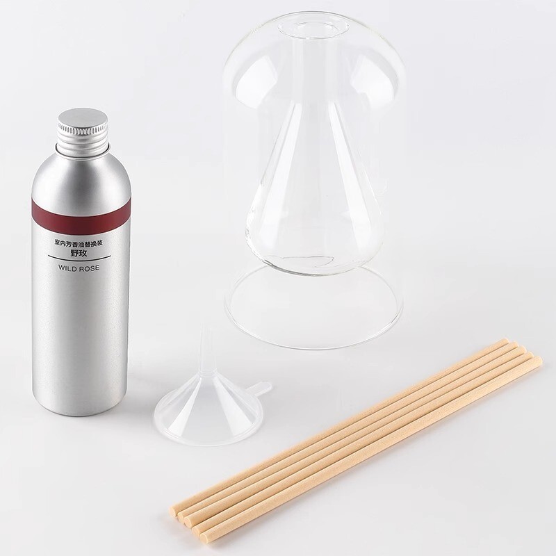 Olfactory Cell Muji Aromatherapy น้ํามันหอมในร่มชุด Wild Rose ญี่ปุ่น Hinoki Fireless Fragrance ห้อง