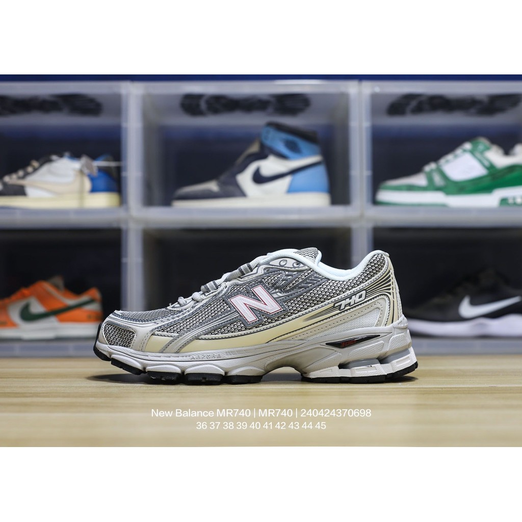 NEW BALANCE นิวบาลานซ์ ไม่มี 740 นาย740 รองเท้ากีฬาสไตล์พ่อย้อนยุคทําจากหนังไฟเบอร์ที่เป็นมิตรกับสิ่