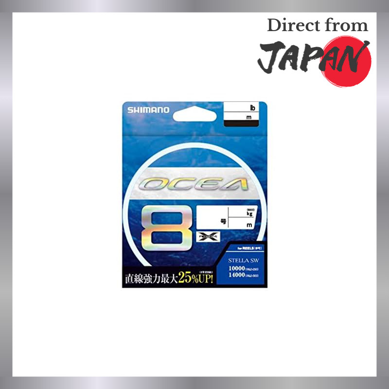 Shimano Ocea 8 Fishing Line 400m, 8.0号, 5 Colors, LD-A81S