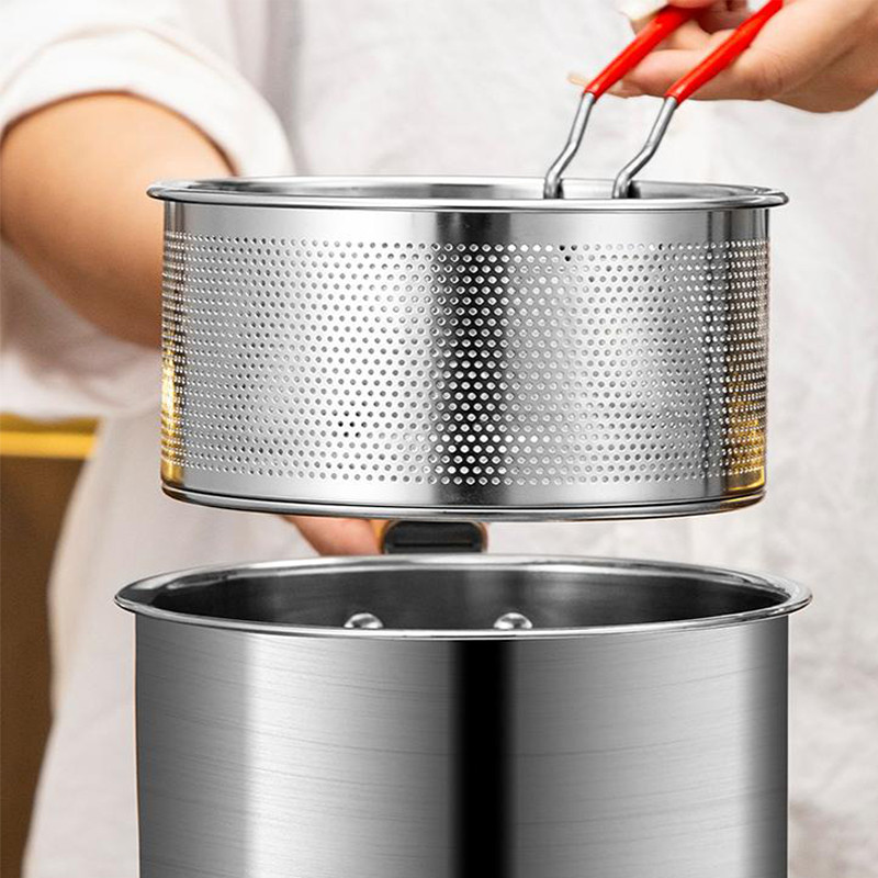 KOALA MINI Fryer หม้อกรอง Home KITCHEN Multi-Function  สแตนเลสสตีลน้ํามันทอดเครื่องใช้ในครัวเรือน - รูปที่ 3