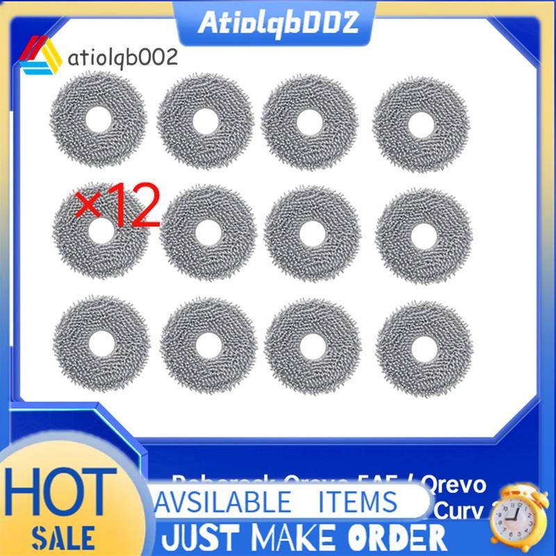 เศษผ้าทําความสะอาด 12 ชิ้นสําหรับ Qrevo 5AE / Qrevo C / Qrevo C Pro / Qrevo Curv 2 Pro หุ่นยนต์ดูดฝุ